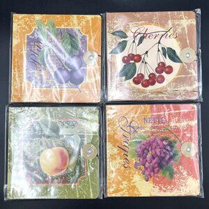Michaels Fruitful Harvest Softcover Lined Journal Notebook Diary Lot Of 4 NOS